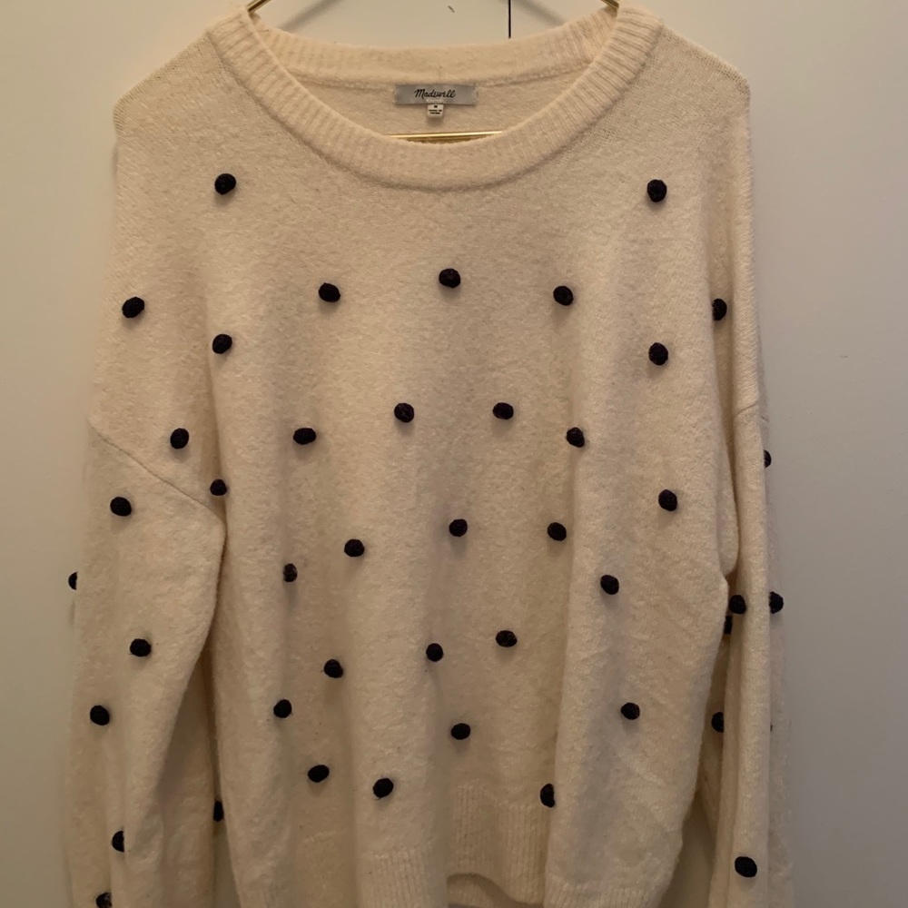 Madewell cream slouchy sweater